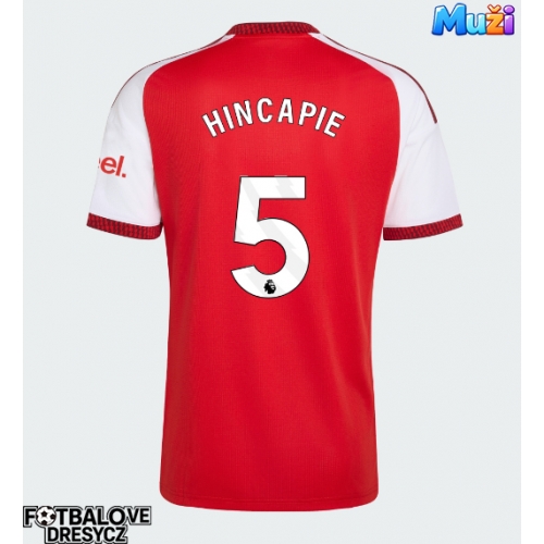Arsenal Piero Hincapie #5 Domácí Dres 2026-27 Krátký Rukáv Arsenal Piero Hincapie #5 Domácí Dres 2026-27 Krátký Rukáv